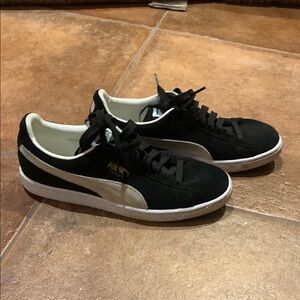 Classic Black and White Sneakers